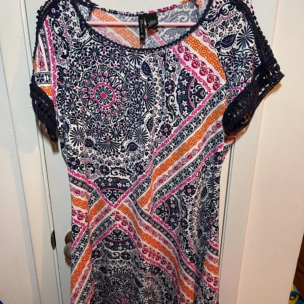 New Directions Petite Short Sleeve Dress